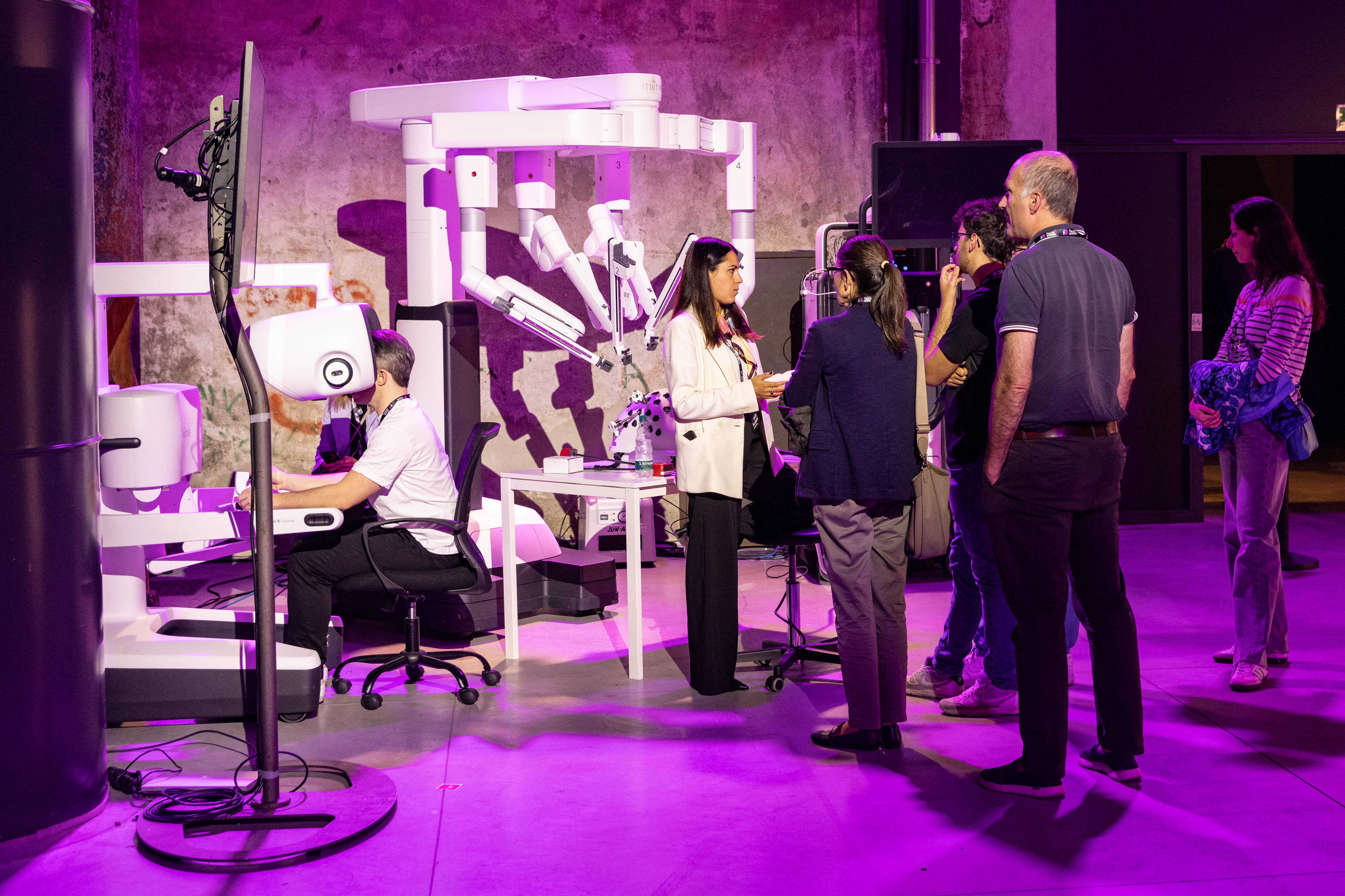 Check-in kiosks and personalized badges at Italian Tech Week 2024 in Turin